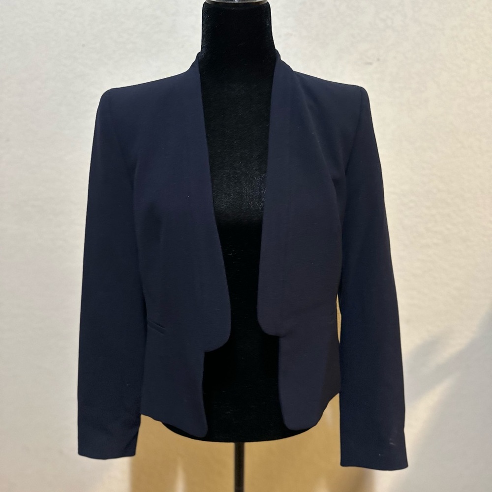 Women's Navy Blue Nine West Blazer - Size 4
